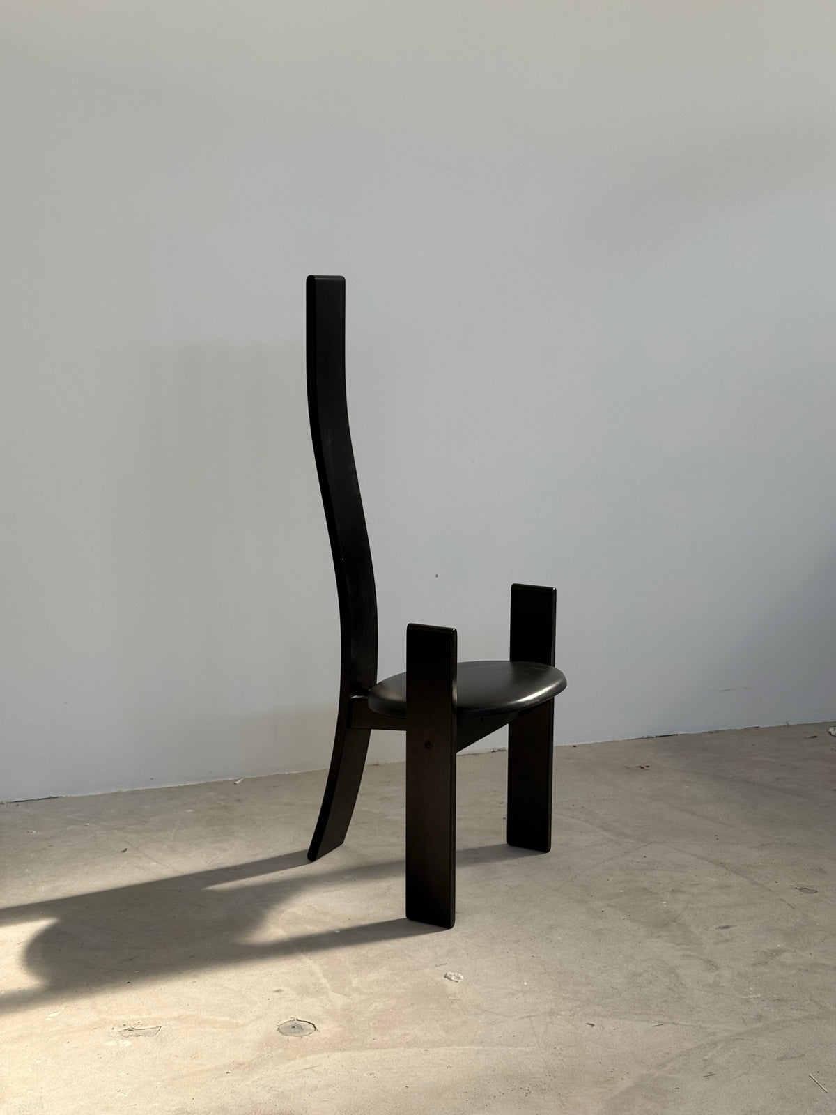 "Golem" Chairs by Vico Magistretti for Poggi, set of four, 1970.