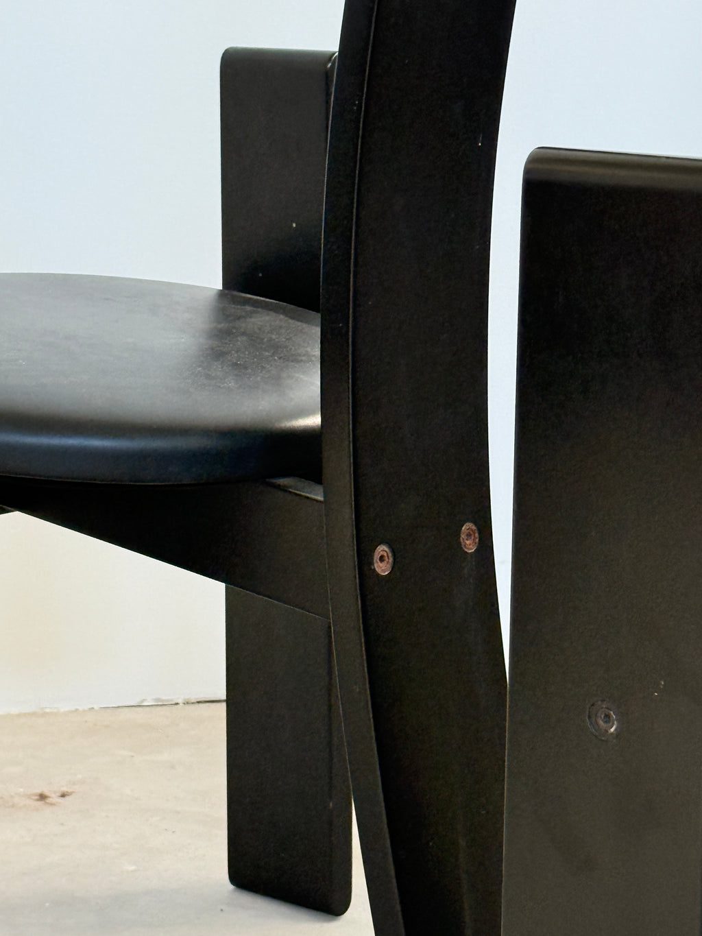 "Golem" Chairs by Vico Magistretti for Poggi, set of four, 1970.