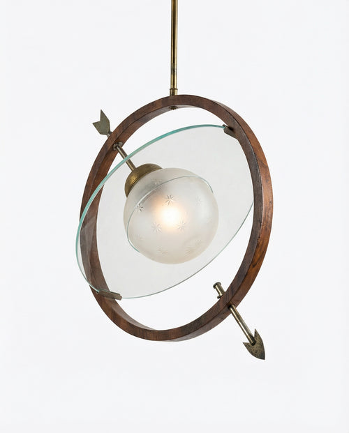 ''Saturn ceiling, attr.Ponti/Brusotti, Italy, 1930 circa.